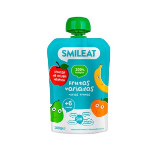 SMILEAT Puré de fruita variada ecològic