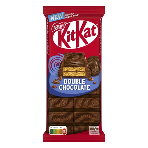 Barritas de chocolate y galleta de avellana