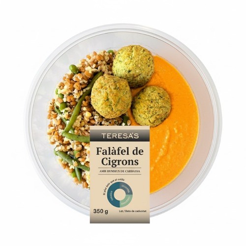 TERESA'S Falafel d'hummus de carabassa i cereals