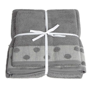 Imagen de HOME INTERIORS Joc tovalloles Gris