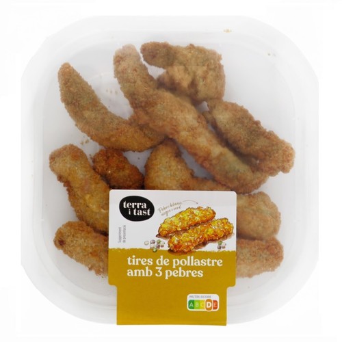 TERRA I TAST Tires de pollastre a les 3 pebres