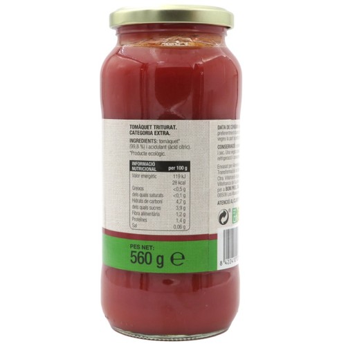 BONPREU Tomàquet triturat ecològic