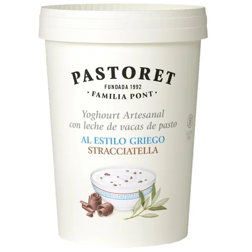 Yogur artesanal con melocotón y maracuyá