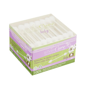 Imagen de SILVER CARE Bastonets de cotó ecològic infantils