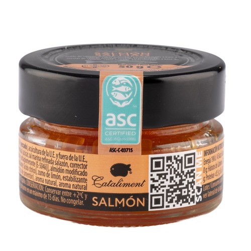 CATALIMENT Perles de salmó fumat