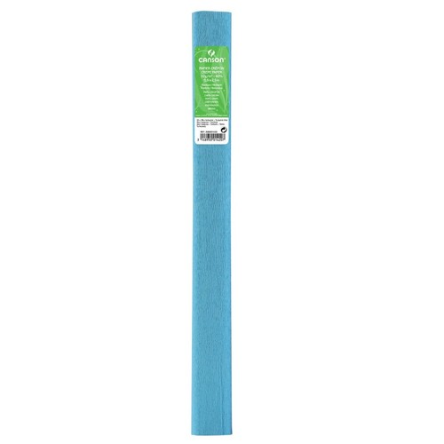 CANSON Rotlle de paper crespó de color blau turquesa