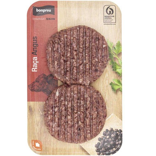 BONPREU Burger meat de boví Angus