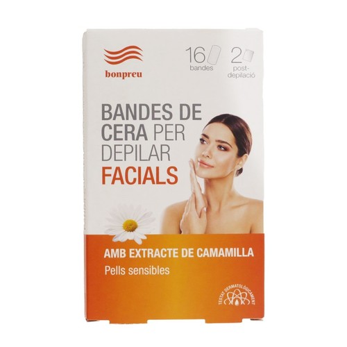 BONPREU Bandes de cera per depilar facials