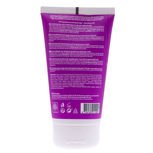 NATURA SIBERICA Exfoliant facial pell mixta ecològic
