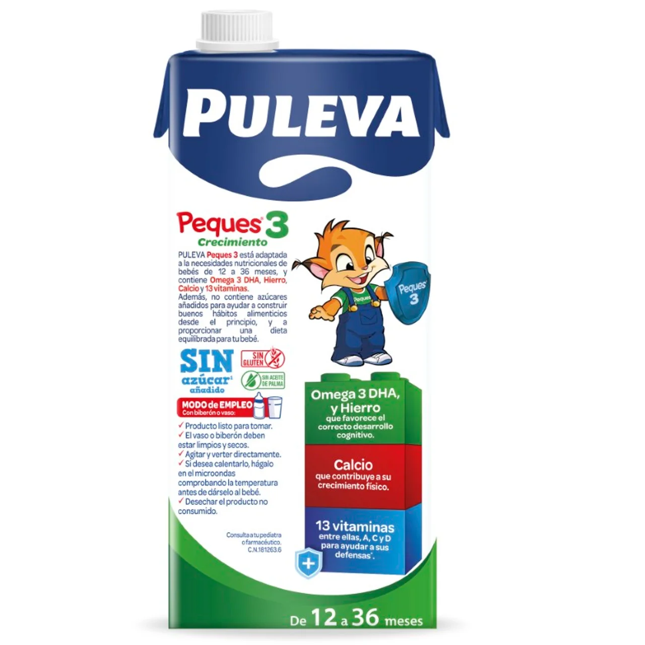 PEQUES 3 Leche de crecimiento en cartón