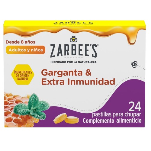 ZARBEE'S Pastilles per a la gola i reforç immunitari