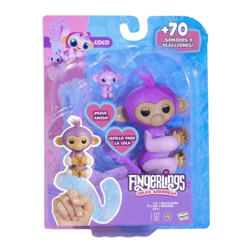 BIZAK Figura animal Fingerlings cua sorpresa