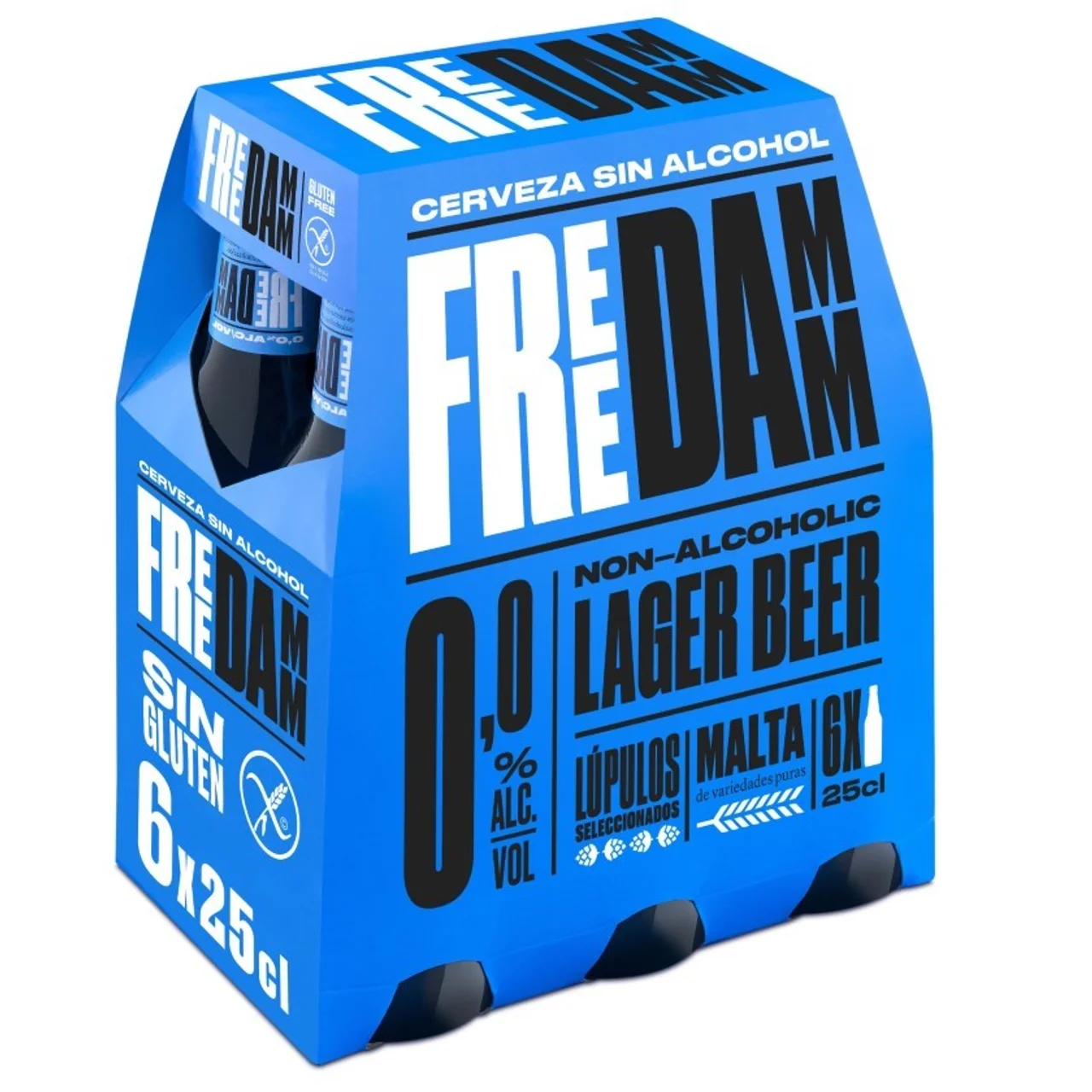 Cerveza sin alcohol 6 x 25 cl en botella
