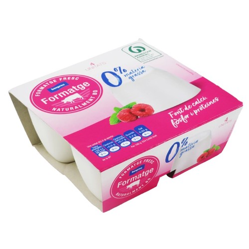 BONPREU Formatge fresc 0% MG