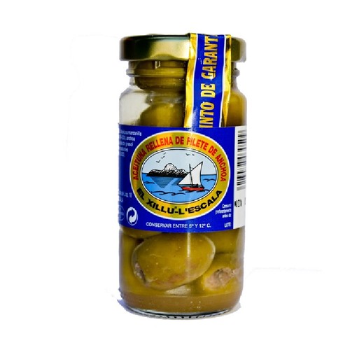 EL XILLU Olives farcides amb anxova