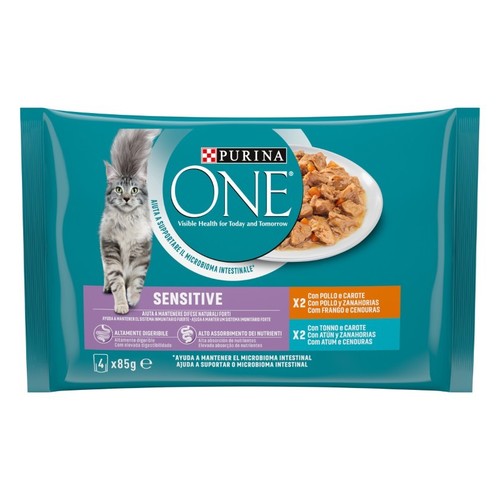 PURINA ONE Menjar de pollastre i tonyina per a gat adult