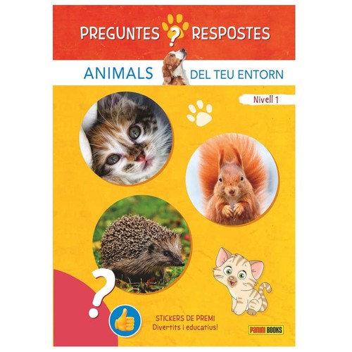 ED. PANINI BOOKS Llibre Preguntes i respostes. Animals domèstics (Nivell 1)
