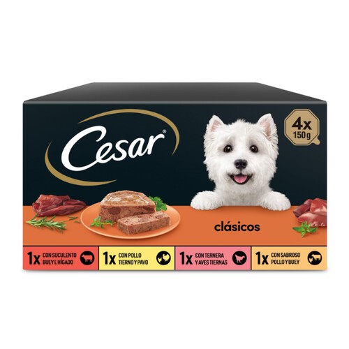 CESAR Menjar clàssic selecció per a gos