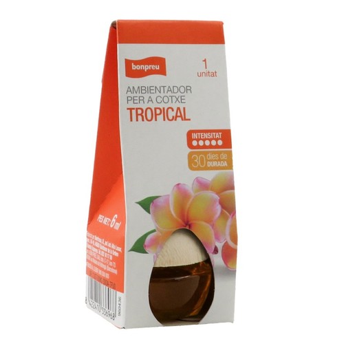 BONPREU Ambientador per a cotxe Tropical