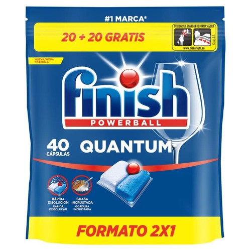 FINISH QUANTUM Rentavaixelles Powerball Quantum de 40 dosis