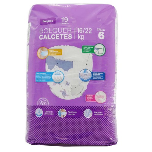 BONPREU Bolquer calcetes T.6 (16-22 kg)