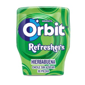 Imagen de ORBIT Xiclets de menta verda sense sucre Refresher's