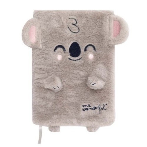 MR WONDERFUL Llibreta a5 peluix koala