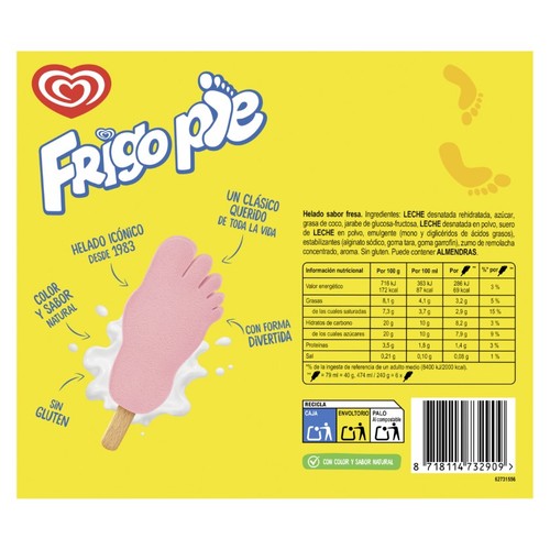 FRIGOPIE Gelat de maduixa