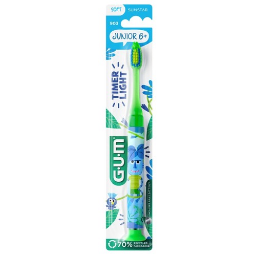 GUM Raspall de dents junior amb llum
