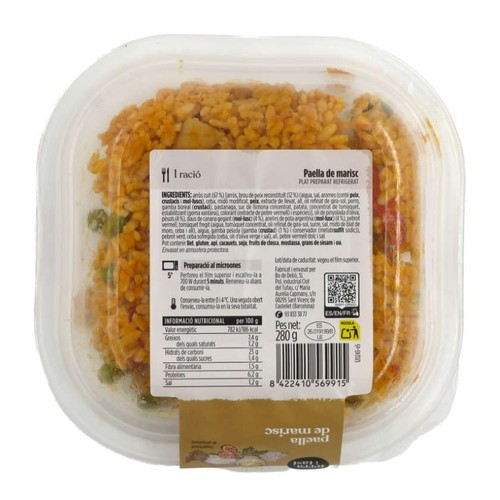 TERRA I TAST Paella de marisc