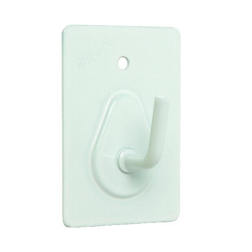BRINOX Penjador ganxo gros lacat blanc