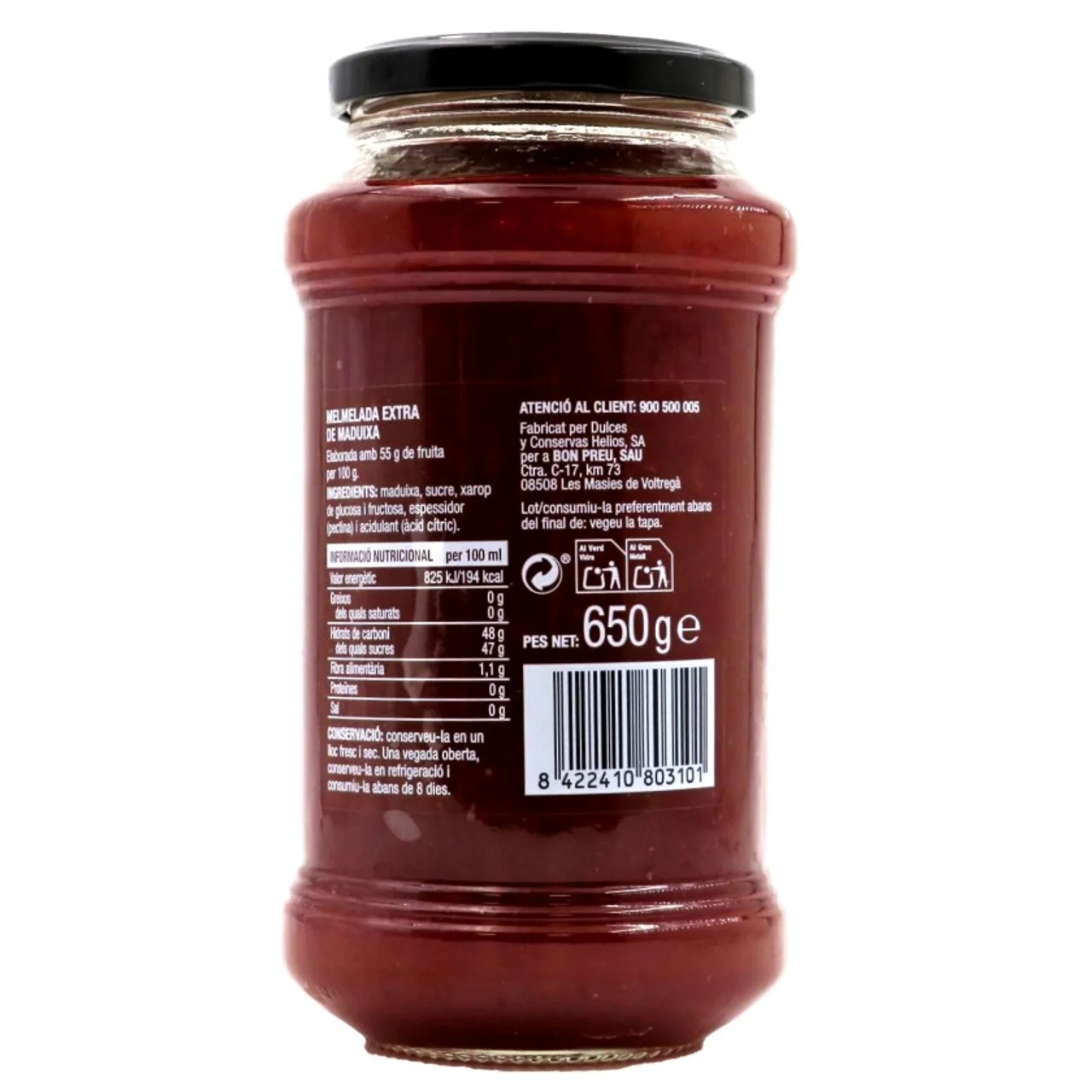 BONPREU Mermelada de fresa