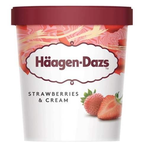 HÄAGEN-DAZS Gelat de maduixa i nata