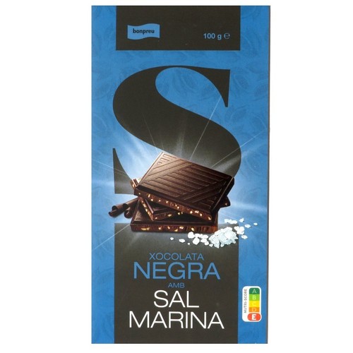 BONPREU Xocolata negra amb sal marina