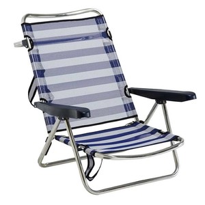 Imagen de ALCO Cadira de platja amb nansa de ratlles