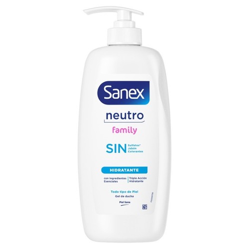 SANEX Gel de dutxa Neutre Family Hidratant