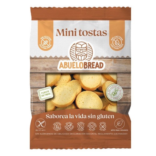 ABUELOBREAD Torradetes mini sense gluten